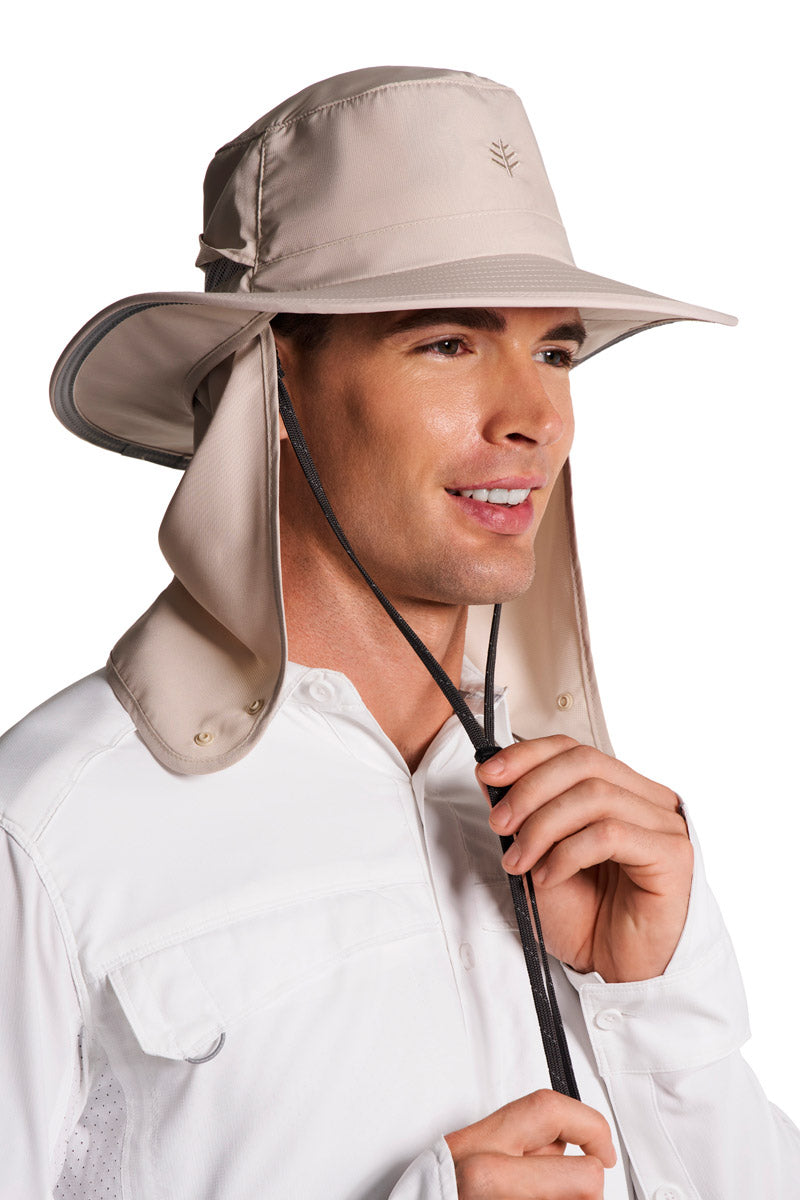 Unisex Convertible Boating Hat | Stone