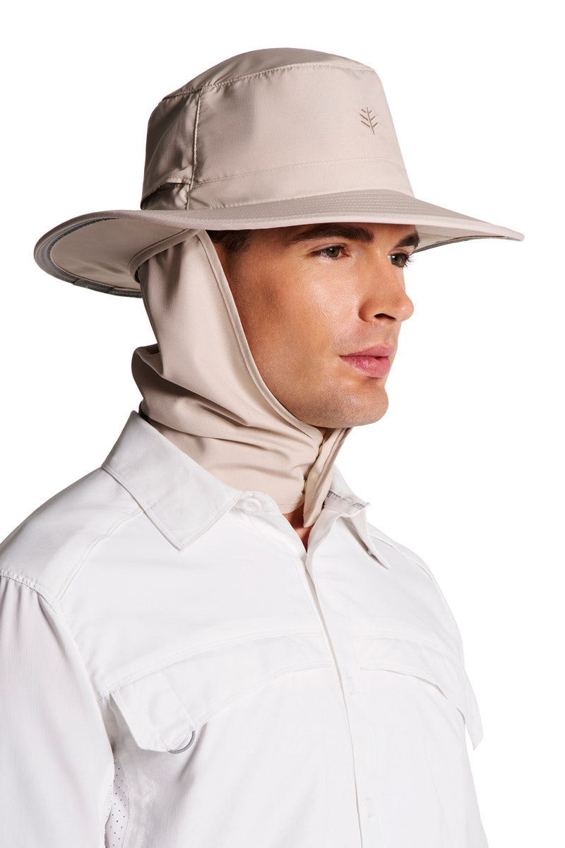 Unisex Convertible Boating Hat | Stone