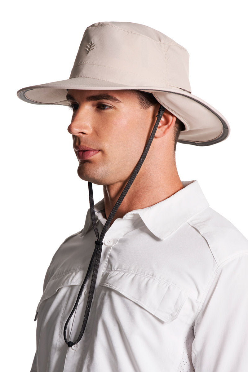 Unisex Convertible Boating Hat | Stone