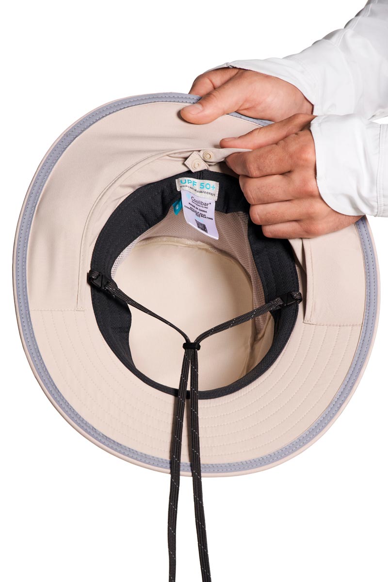 Unisex Convertible Boating Hat | Stone