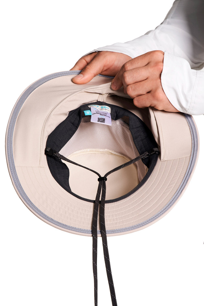 Unisex Convertible Boating Hat | Stone