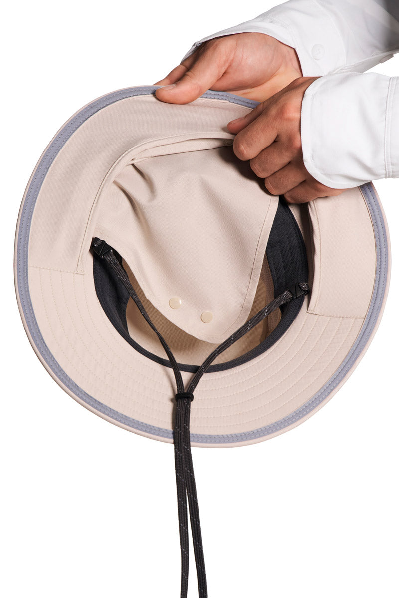 Unisex Convertible Boating Hat | Stone