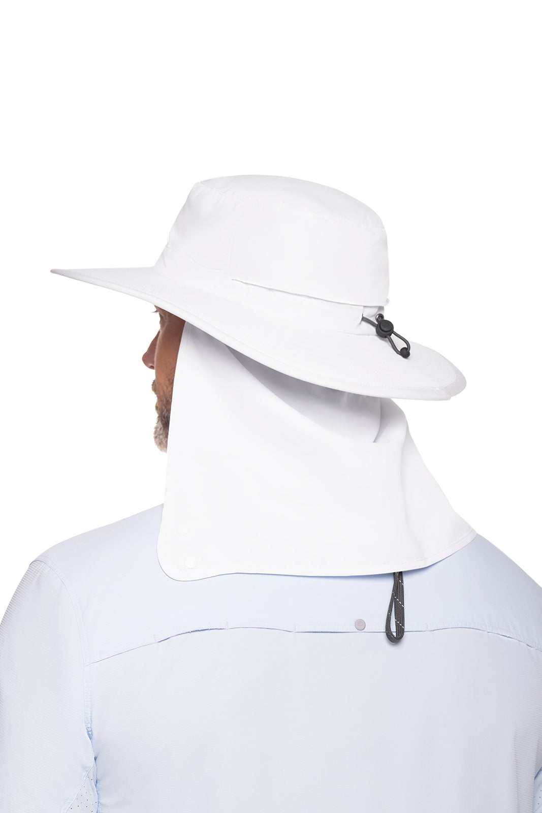 Unisex Convertible Boating Hat | White
