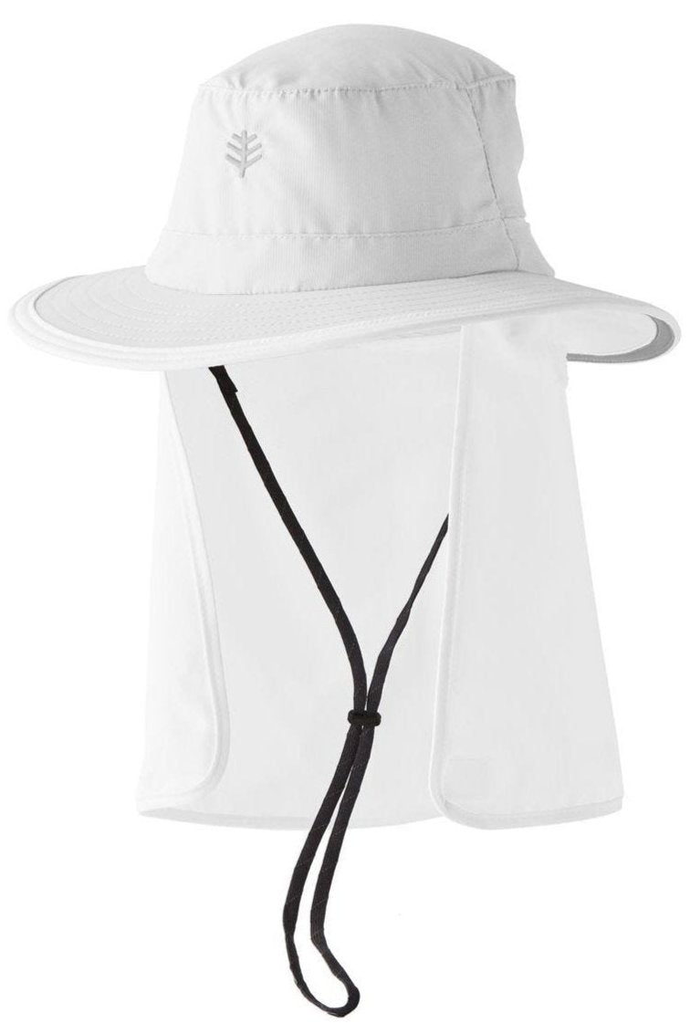 Unisex Convertible Boating Hat | White