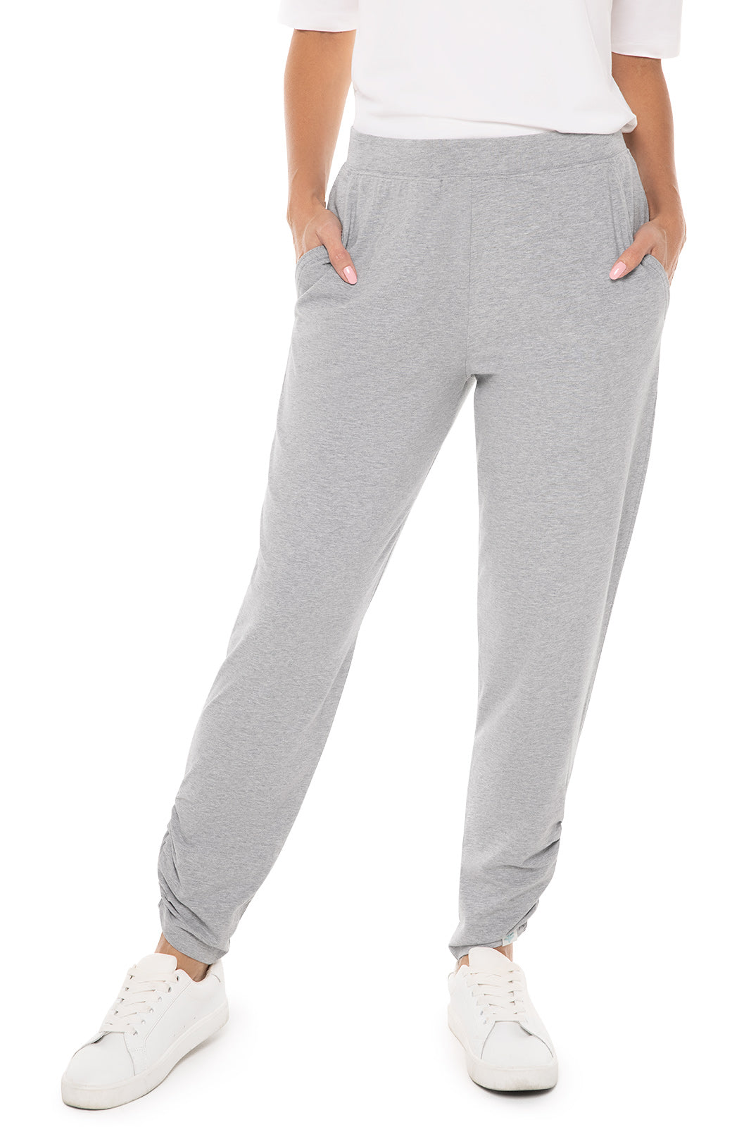 Women's Cafe Ruche Pants | Grey Heather | Core