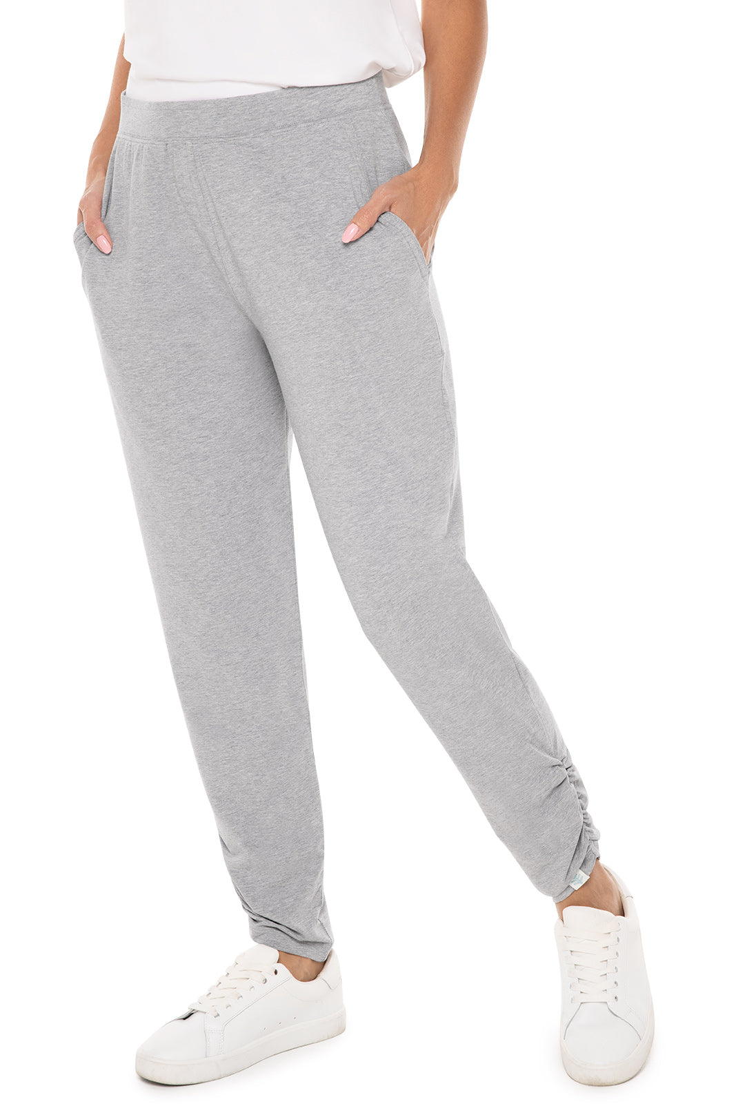 Women's Cafe Ruche Pants | Grey Heather | Core