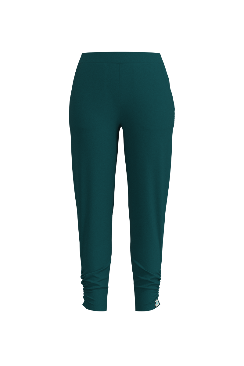 Women's Cafe Ruche Pants | Transformative Teal