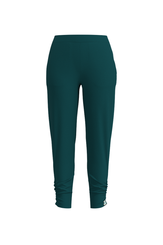 Women's Cafe Ruche Pants | Transformative Teal