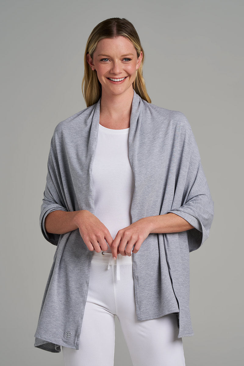 Women's Sanibel Everyday Beach Shawl | Grey Heather