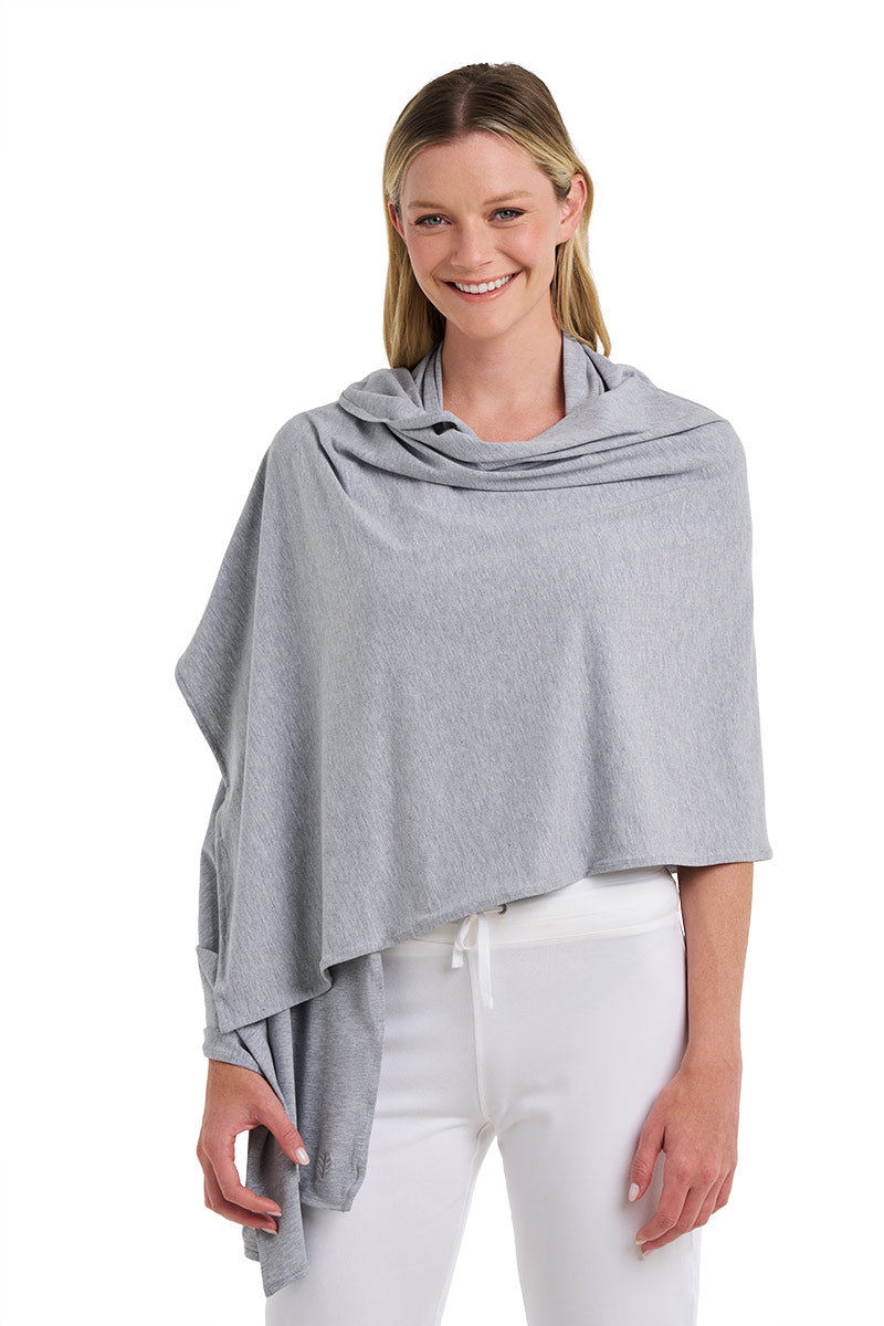 Women's Sanibel Everyday Beach Shawl | Grey Heather