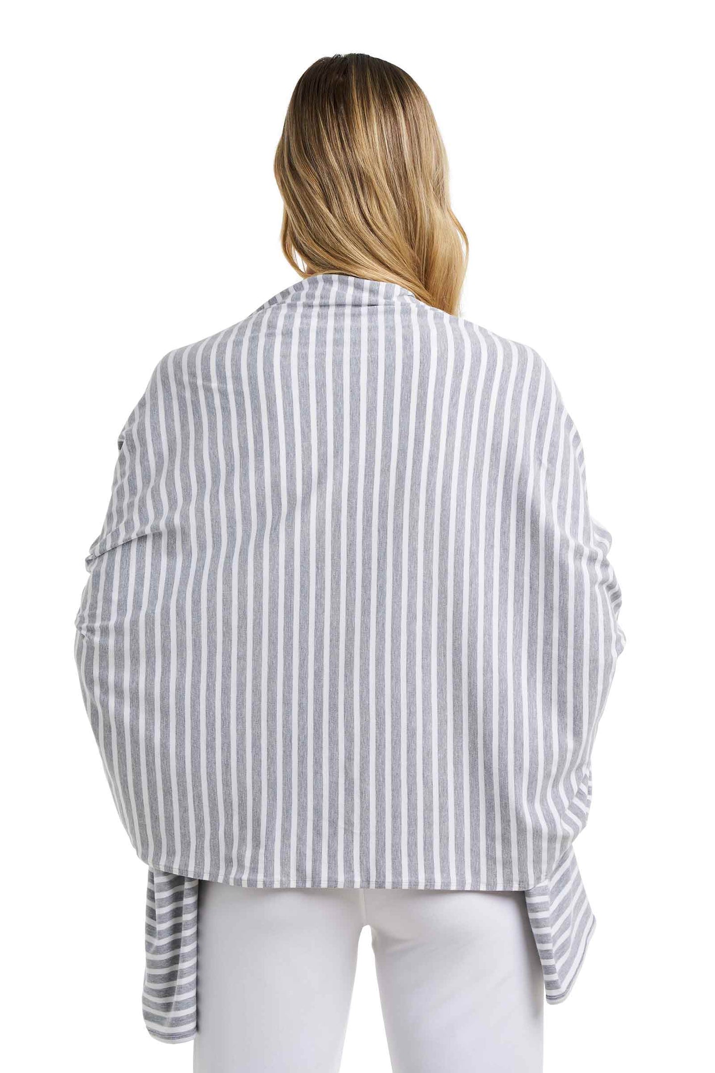 Color_ Grey/White Stripe