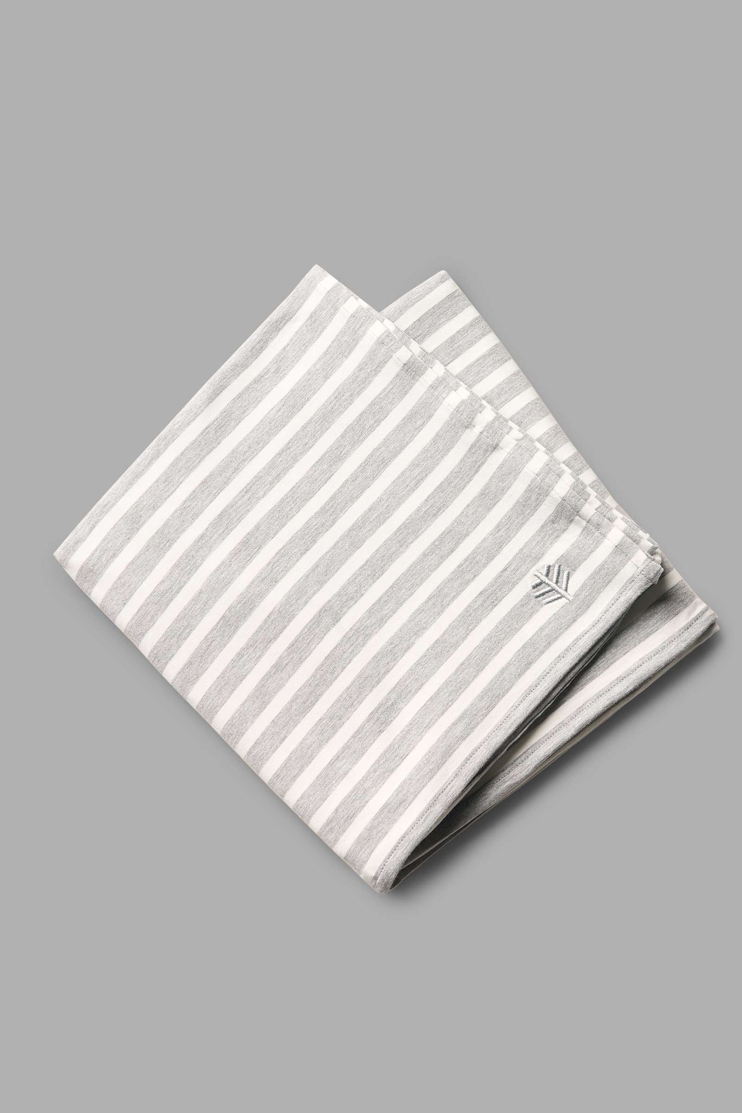 Women's Sanibel Everyday Beach Shawl | Grey/White Stripe