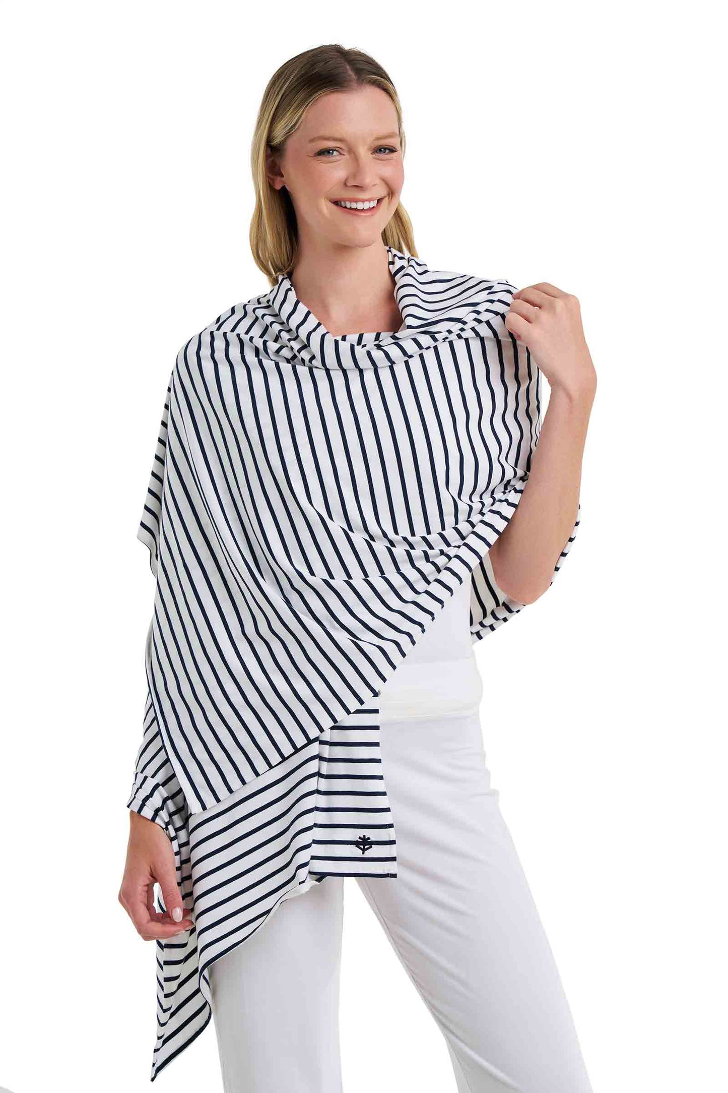 Color_ White/Navy Stripe