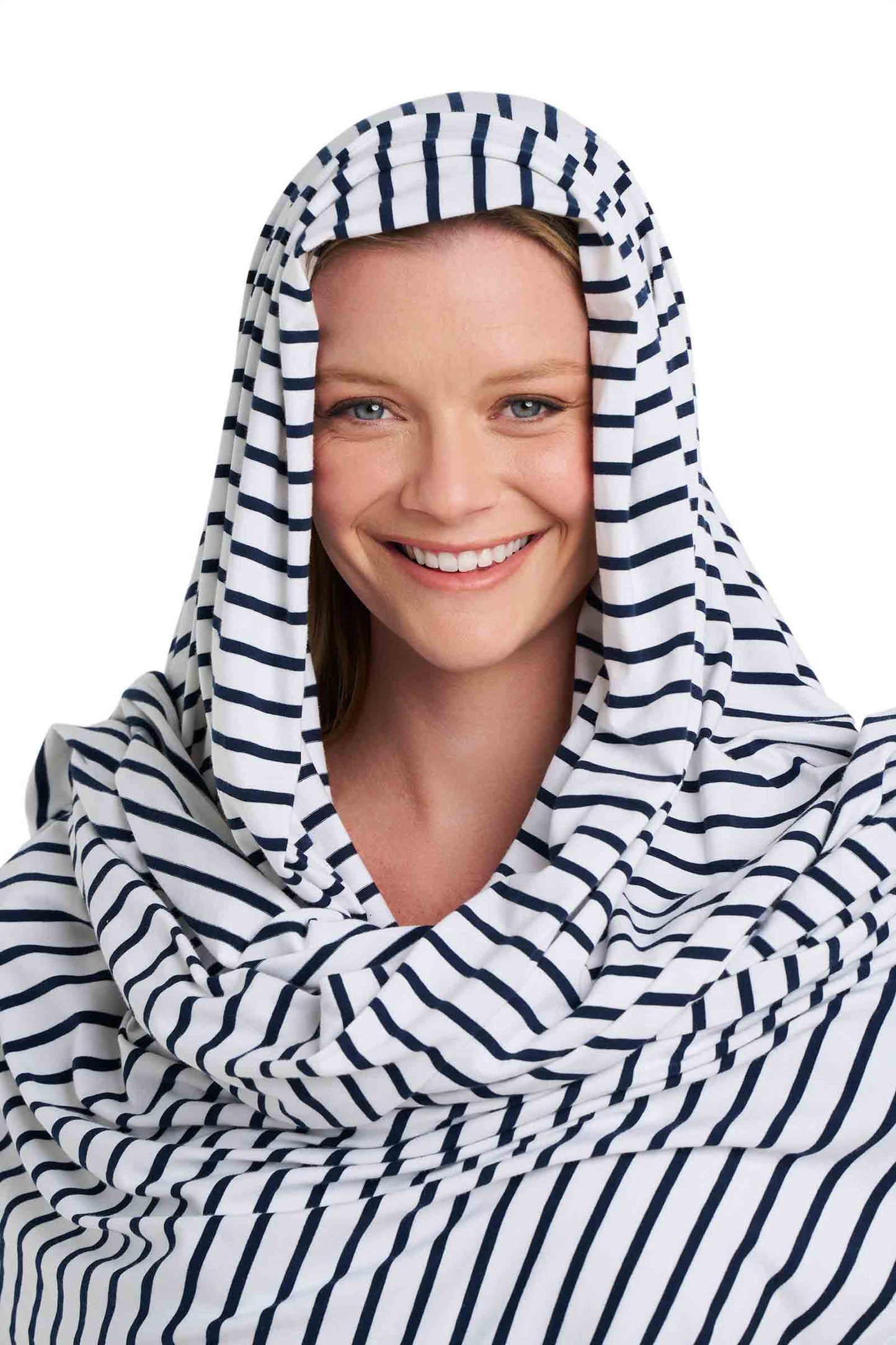 Color_ White/Navy Stripe