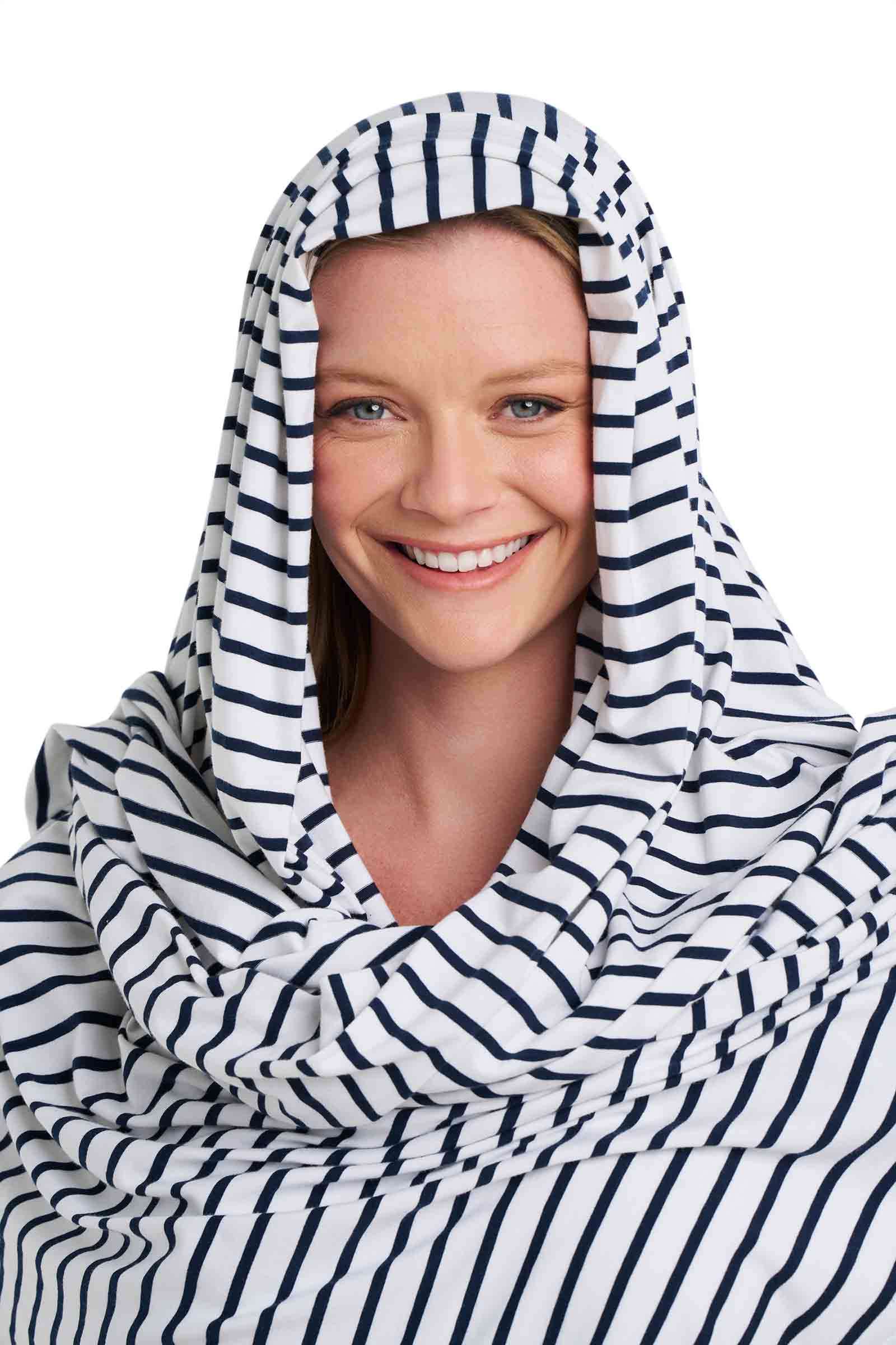 Color_ White/Navy Stripe