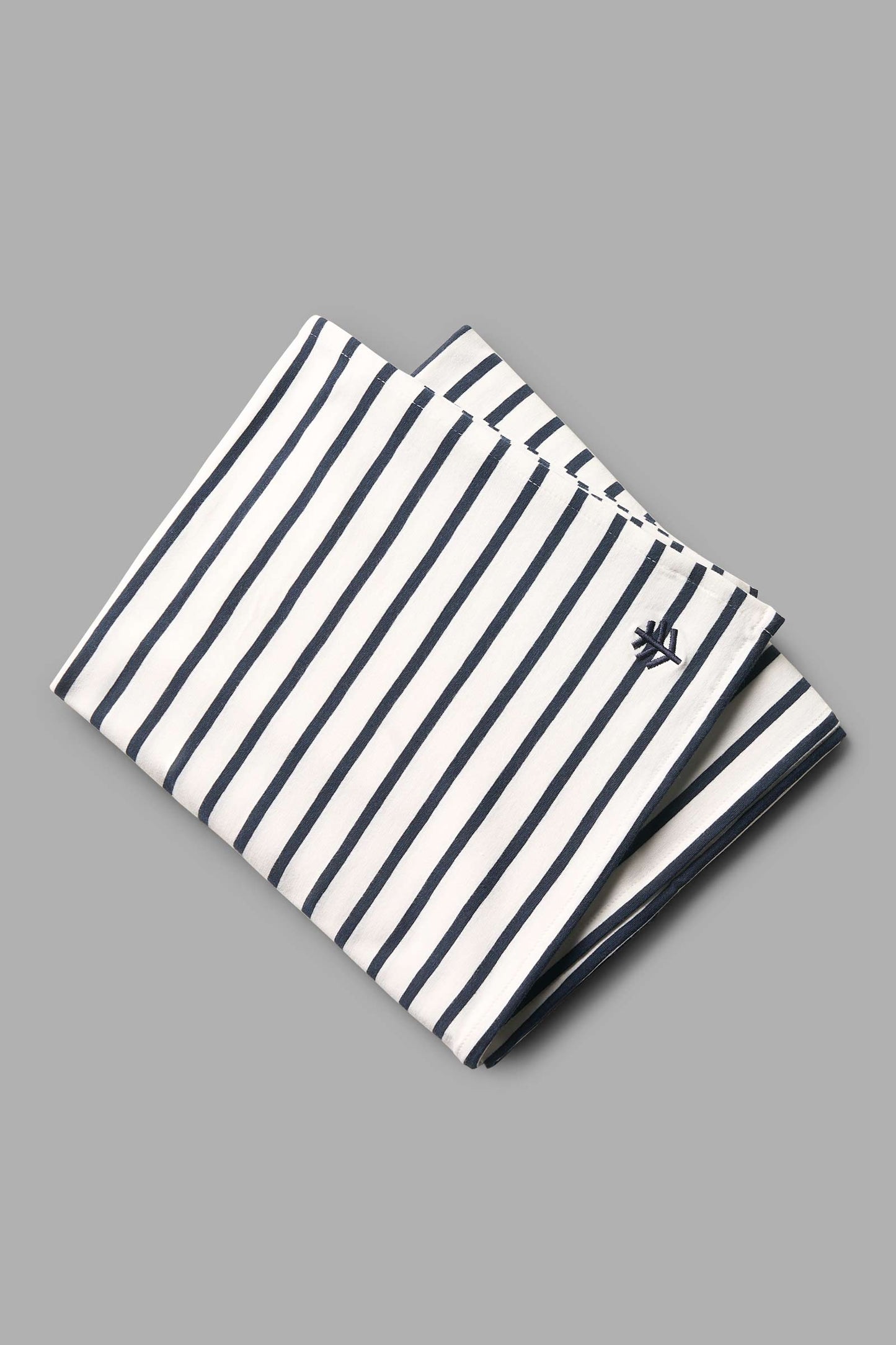 Women's Sanibel Everyday Beach Shawl | White/Navy Stripe