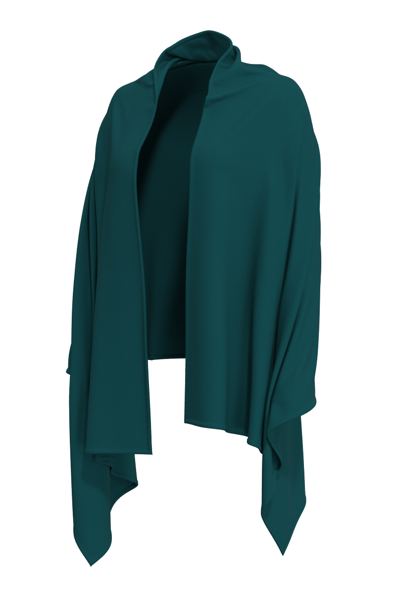 Women's Sanibel Everyday Beach Shawl | Transformative Teal