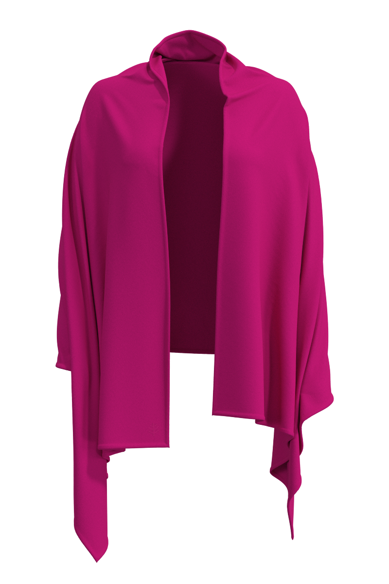 Women's Sanibel Everyday Beach Shawl | Fuchsia