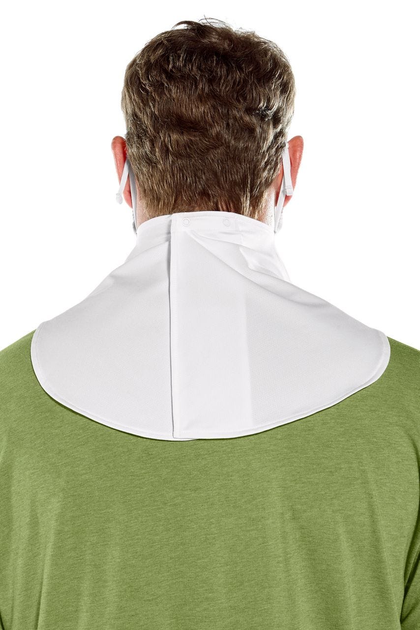 Unisex Vermilion UV Layered Mask | White