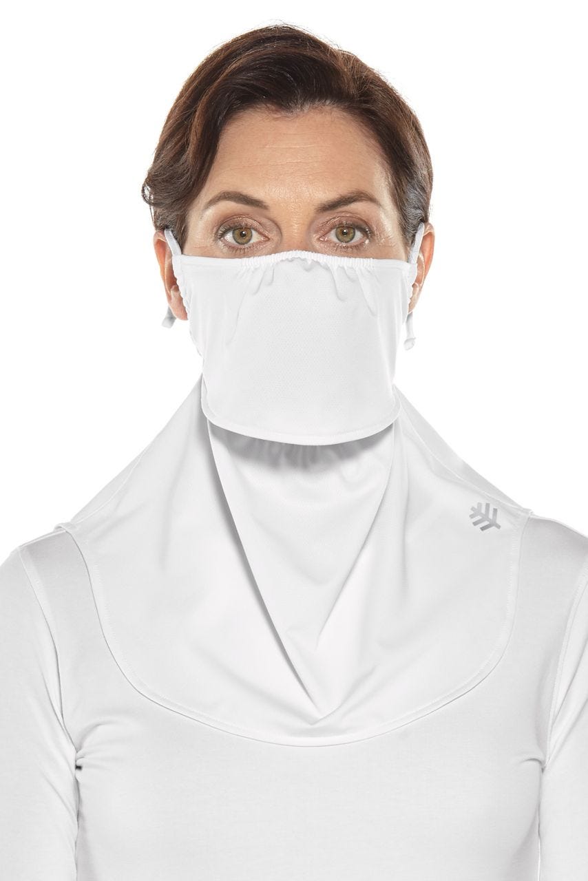 Unisex Vermilion UV Layered Mask | White