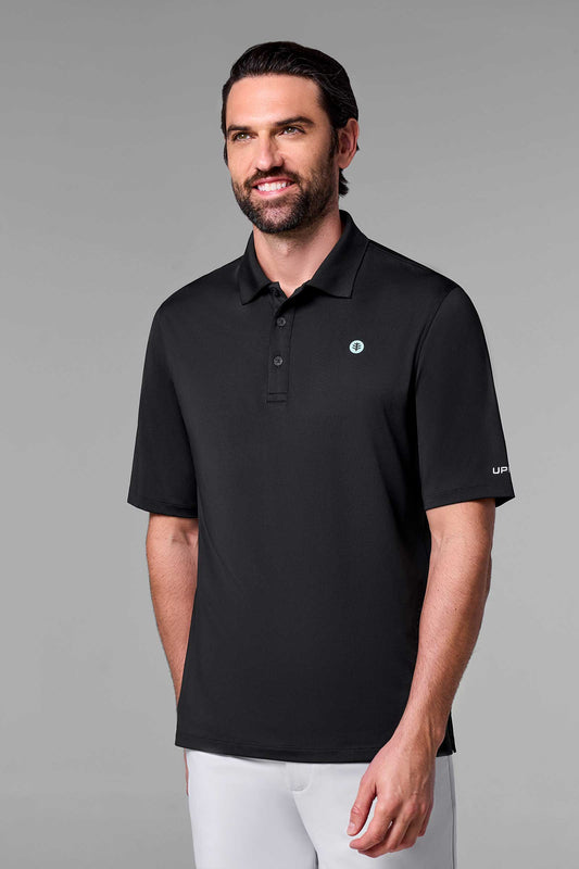 Men's Erodym Short Sleeve Polo | Black