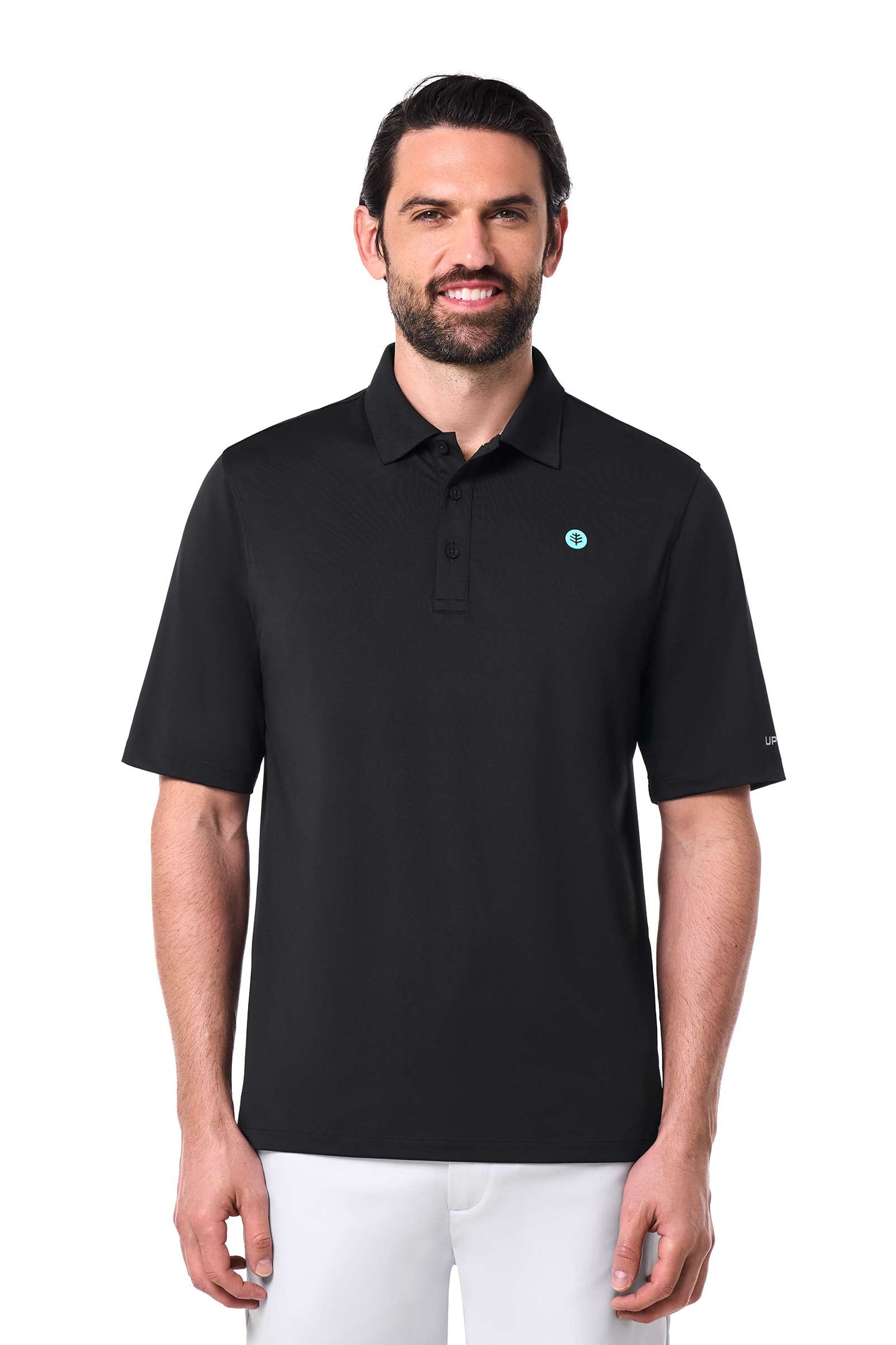 Men's Erodym Short Sleeve Polo | Black