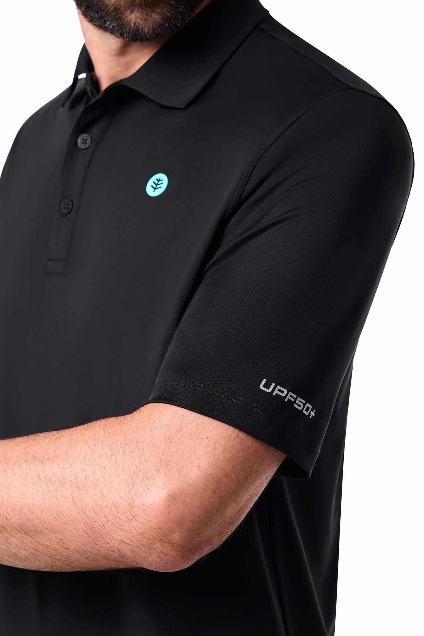 Men's Erodym Short Sleeve Polo | Black