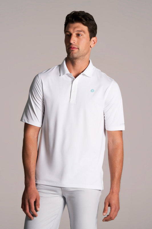 Men's Erodym Short Sleeve Polo | White