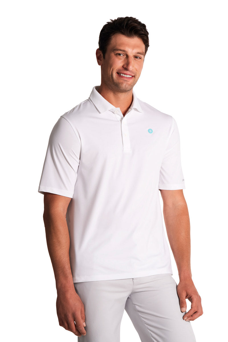 Men's Erodym Short Sleeve Polo | White