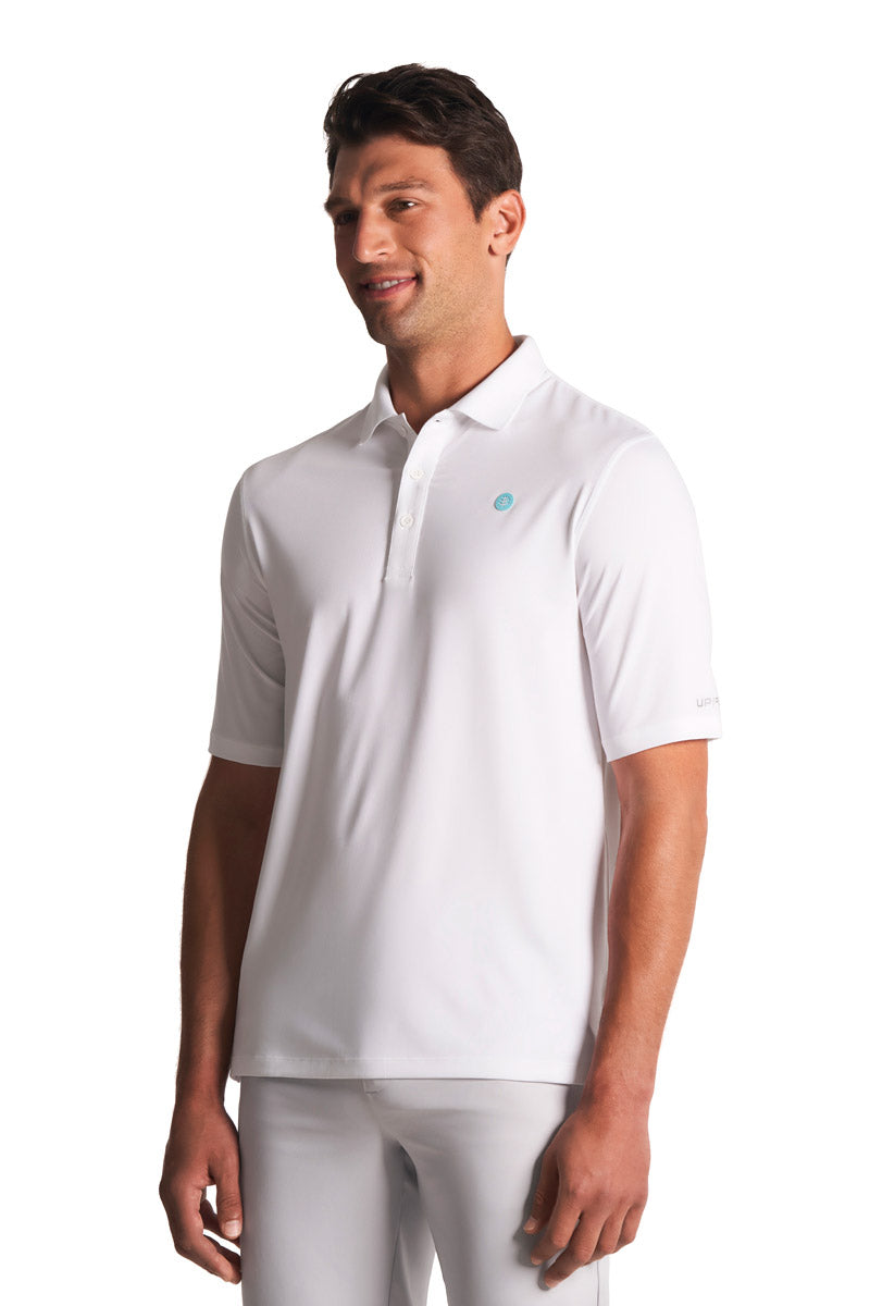 Men's Erodym Short Sleeve Polo | White