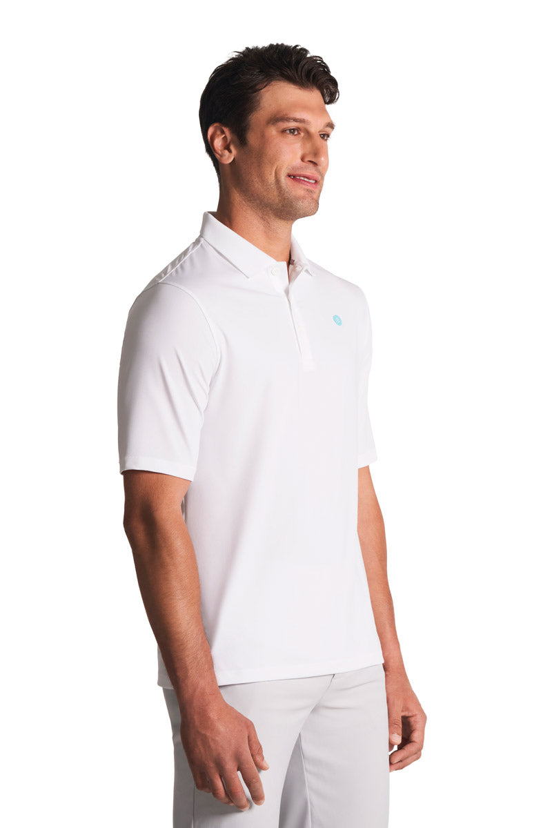 Men's Erodym Short Sleeve Polo | White