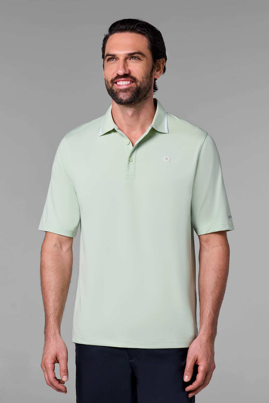 Men's Erodym Long Sleeve Golf Polo | Seedling