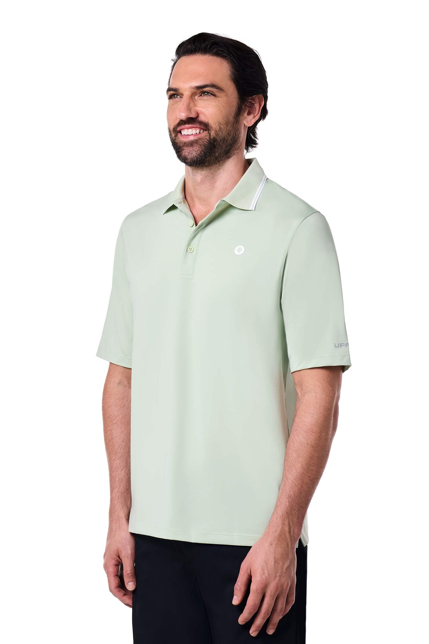 Men's Erodym Long Sleeve Golf Polo | Seedling