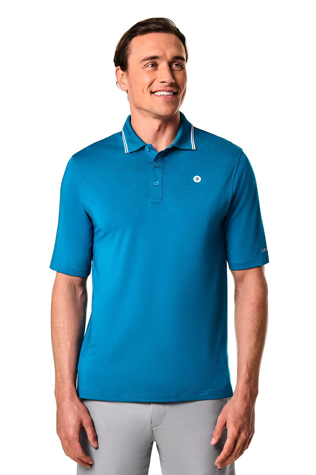 Men's Erodym Long Sleeve Golf Polo | Bluejay