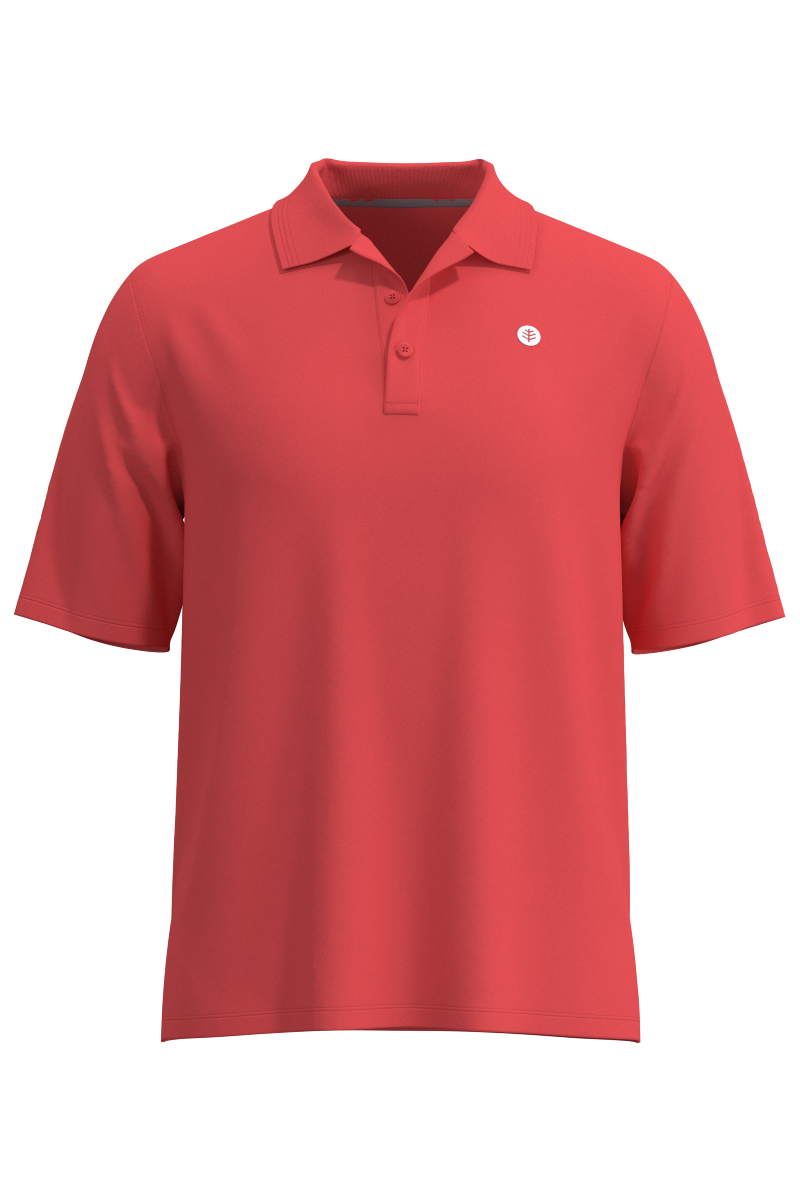 Men's Erodym Short Sleeve Polo | Coral Reef