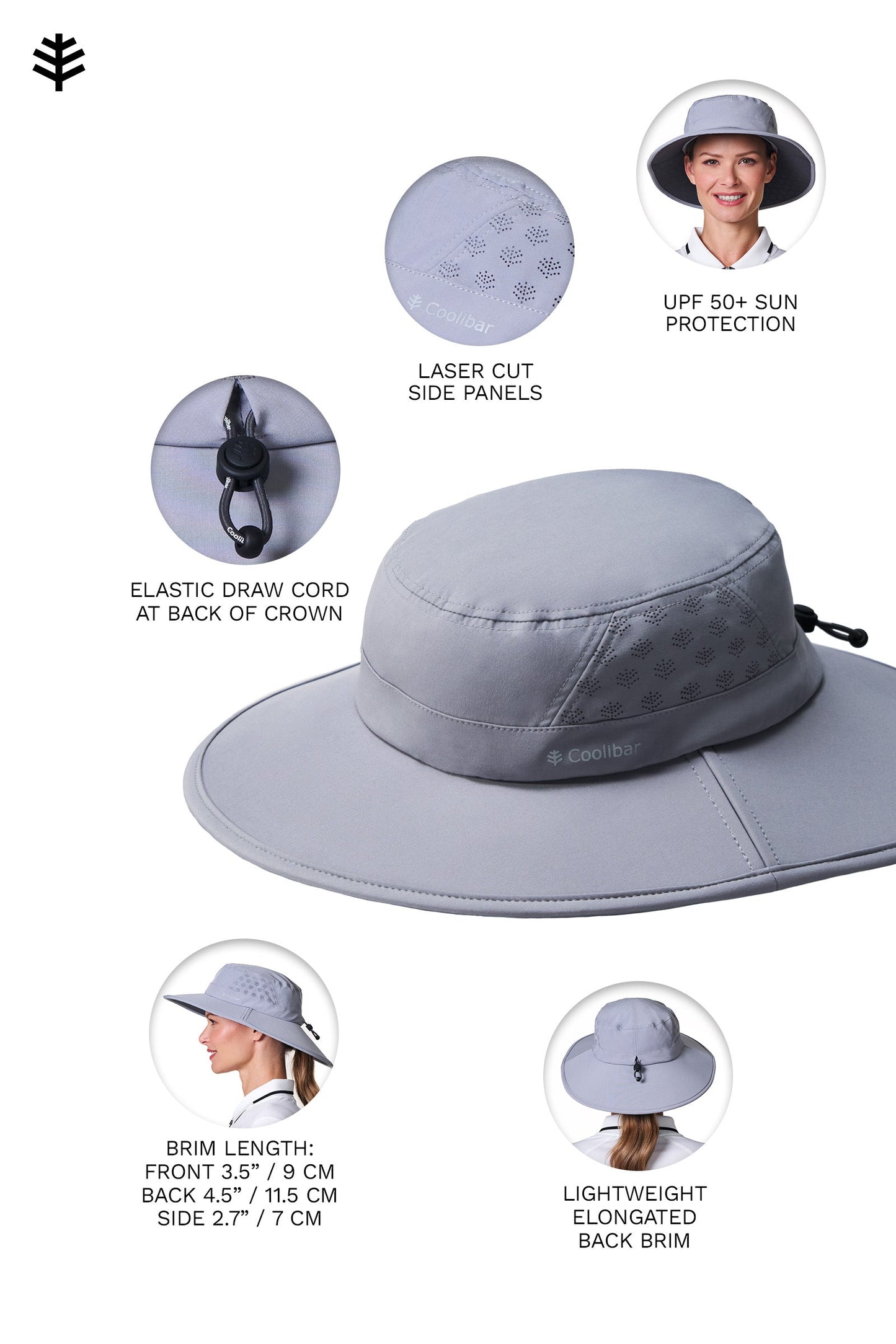 Unisex Fore Golf Hat | Steel Grey