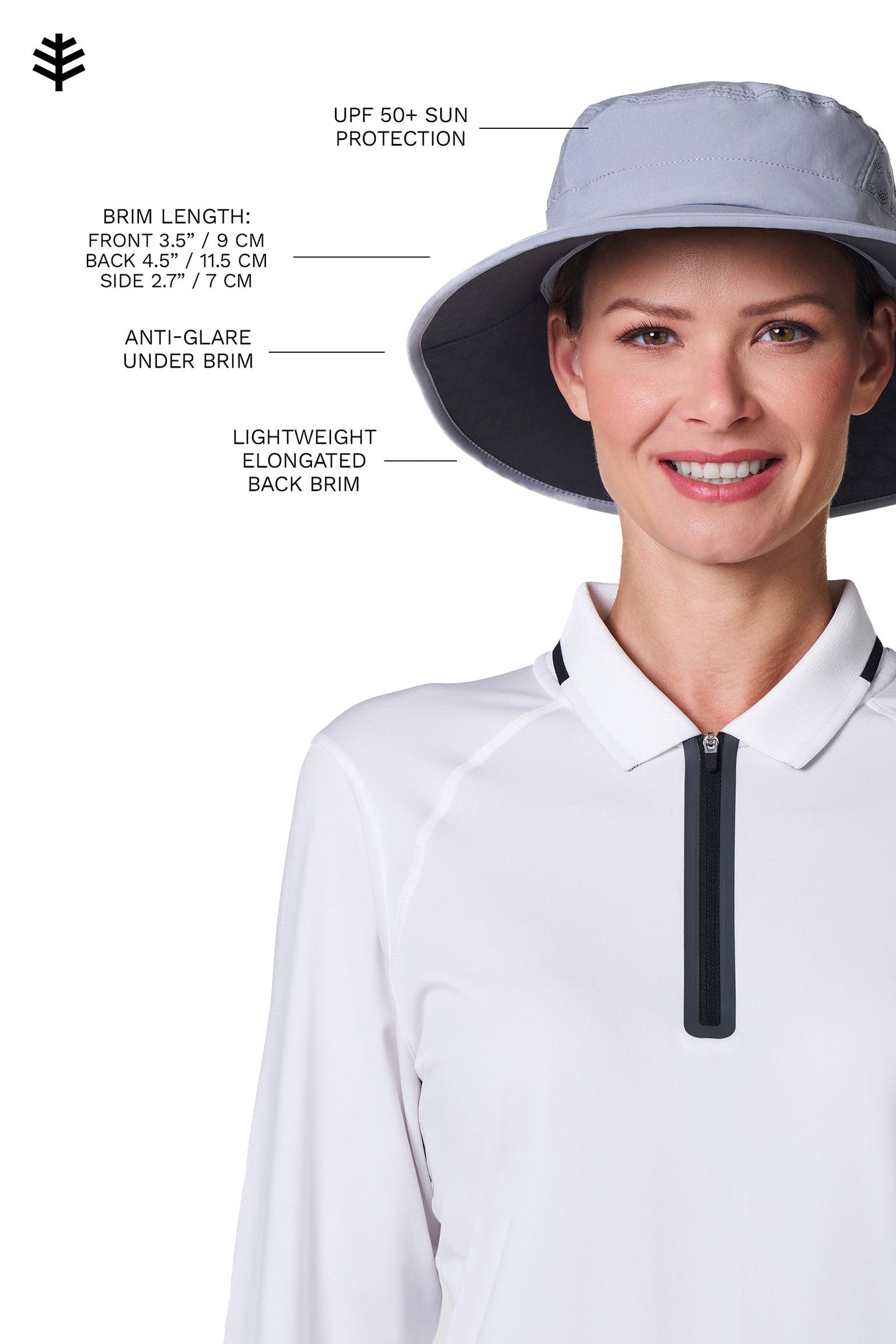 Unisex Fore Golf Hat | Steel Grey