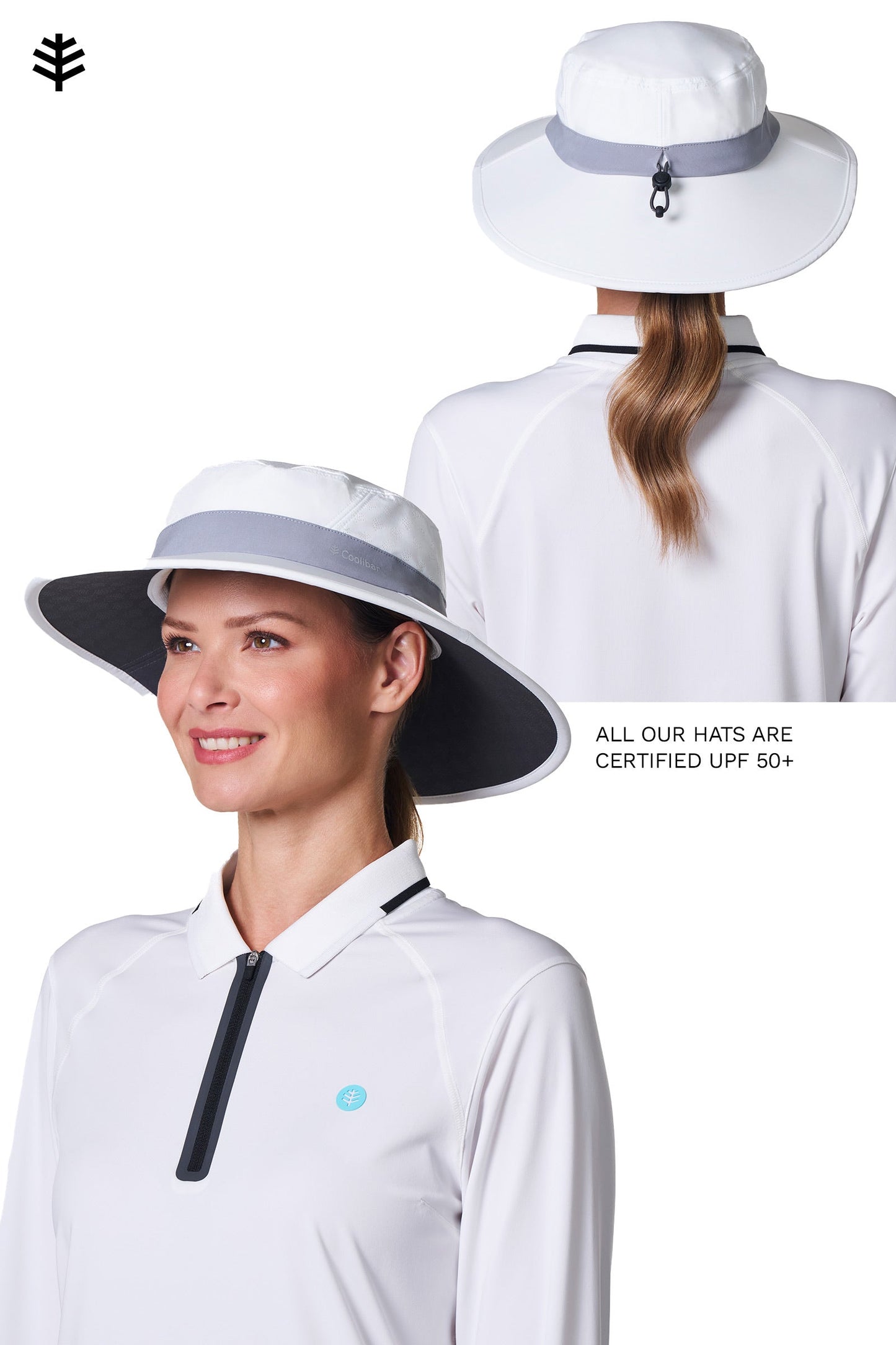 Unisex Fore Golf Hat | White/Steel Grey