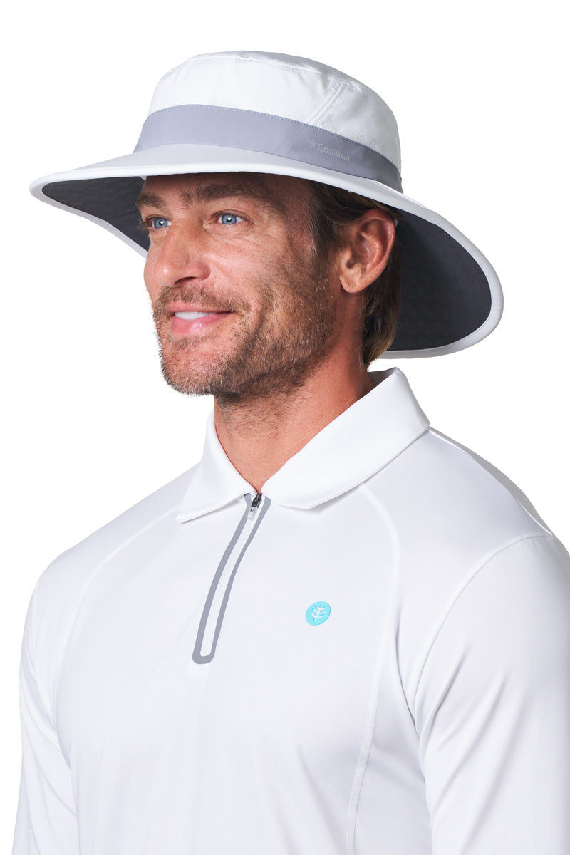 Unisex Fore Golf Hat | White/Steel Grey