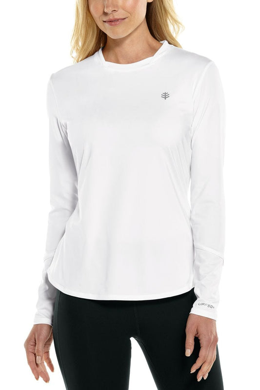 Women's Match Point Long Sleeve T-Shirt | White