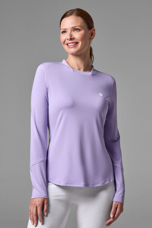 Women's Match Point Long Sleeve T-Shirt | Lavendula