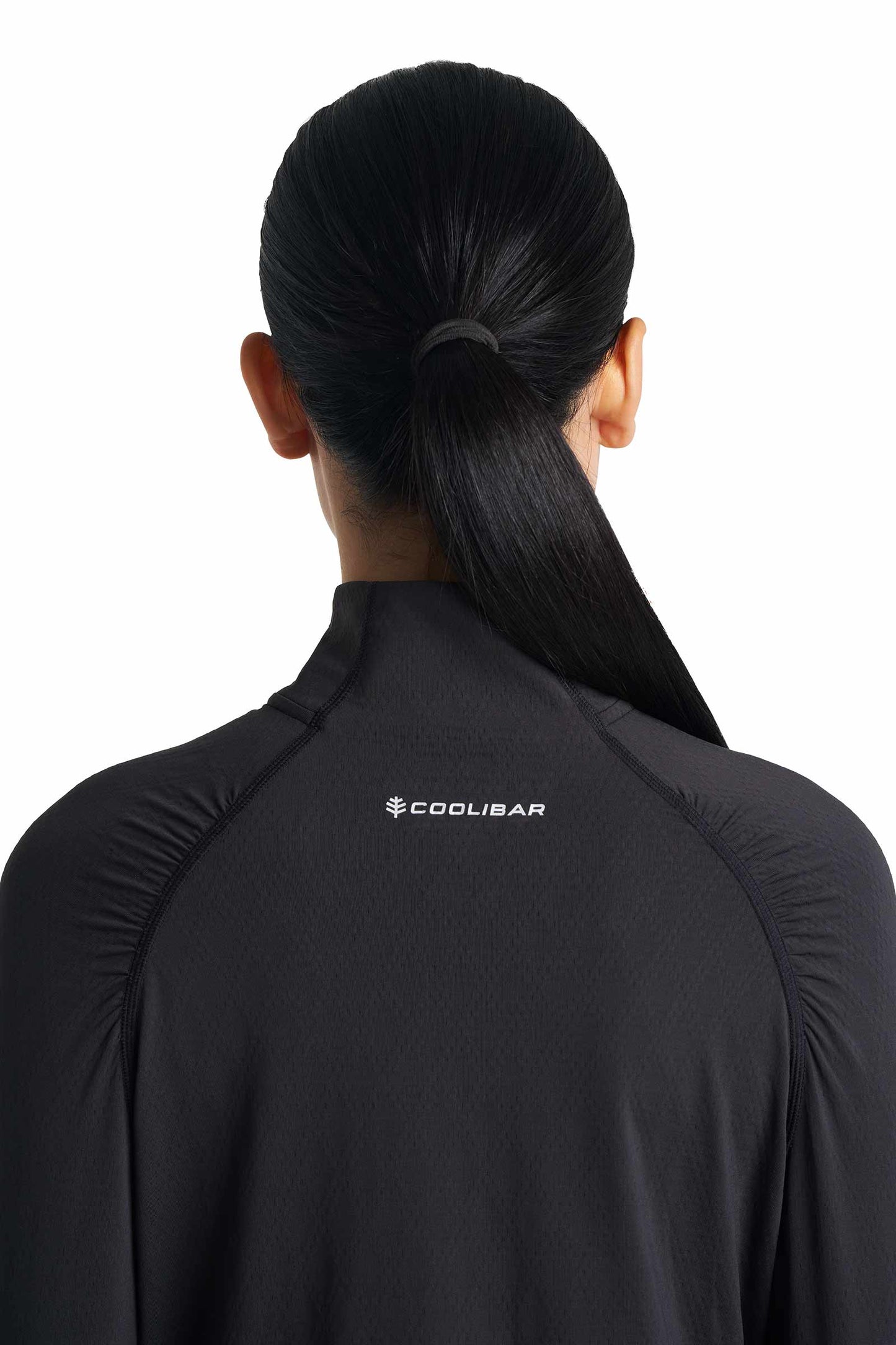 Women's Arabella Golf Quarter-Zip | Black Diamond Jacquard