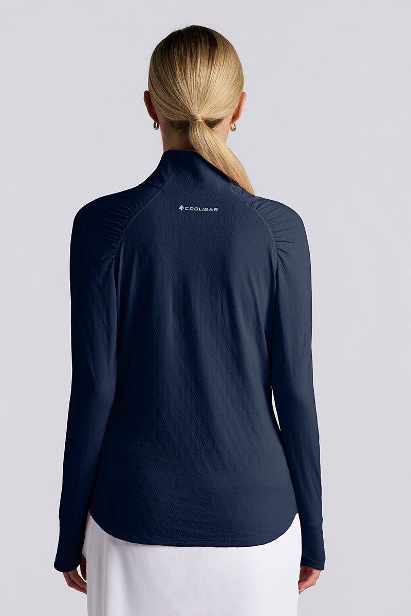 Color_Navy Diamond Jacquard