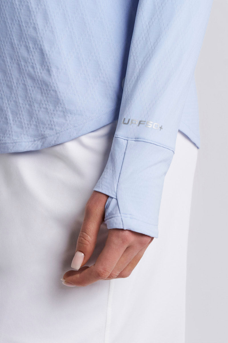 Color_Periwinkle Diamond Jacquard