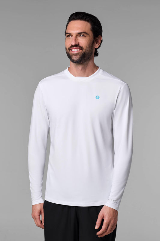 Men's Tiebreaker Long Sleeve T-Shirt | White