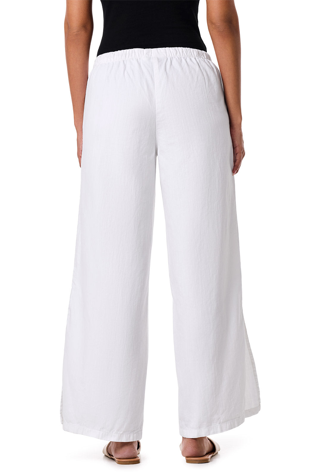 Women's Enclave Wide Leg Pants | White Chambray