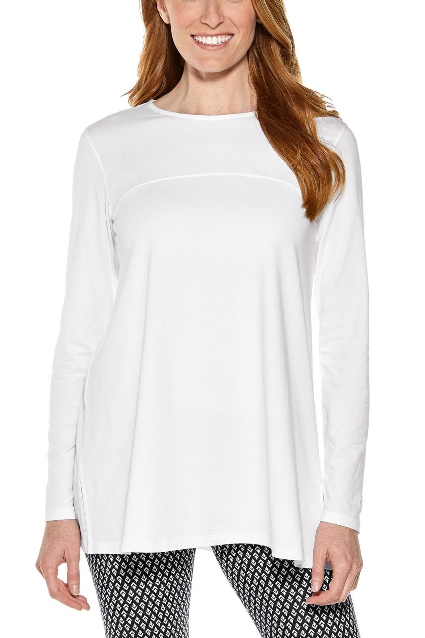 Women's Daybreak Swing Top | White | Core
