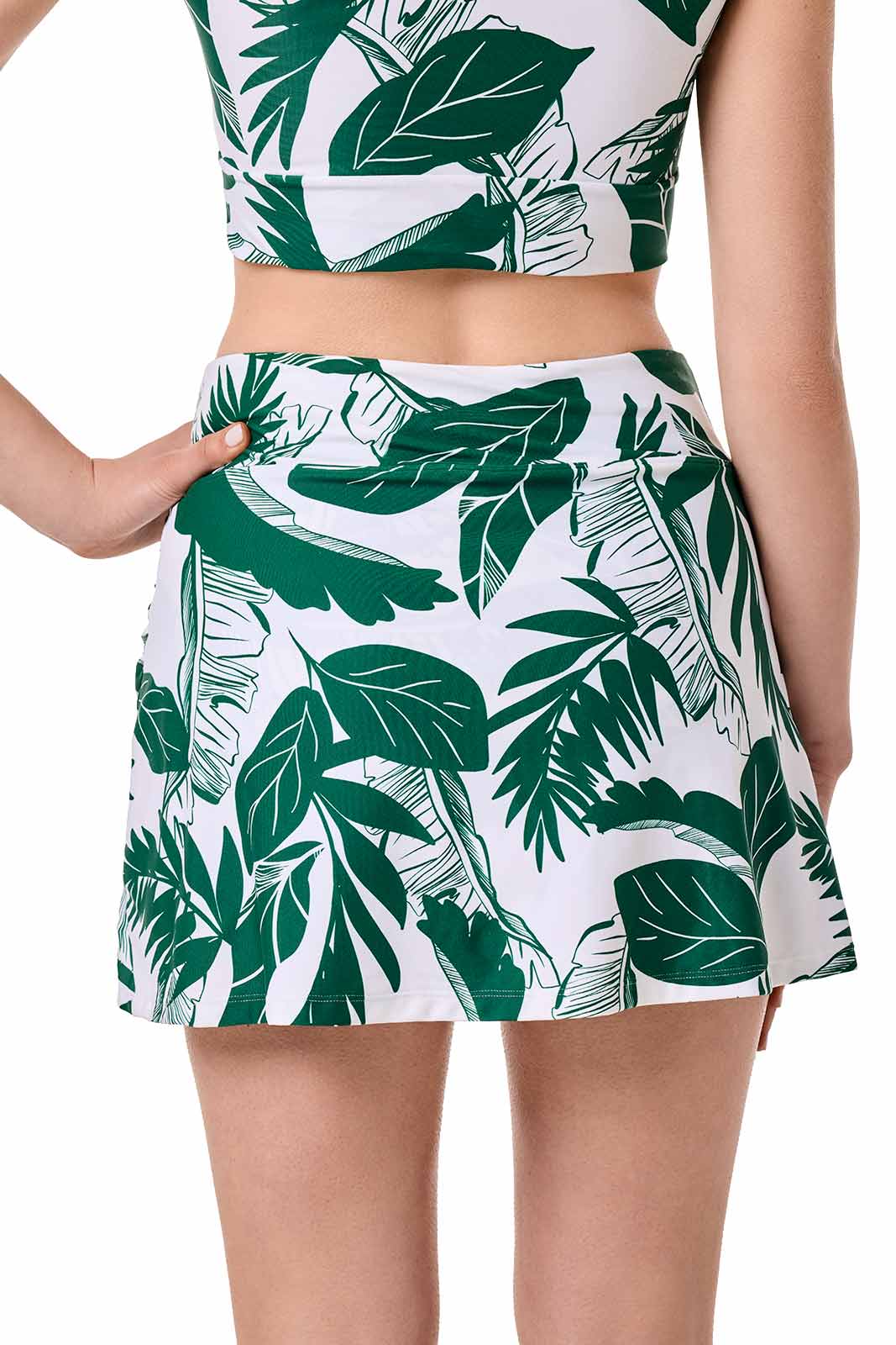 Women's Big Wave Swim Skort | Eden Palm Paradise