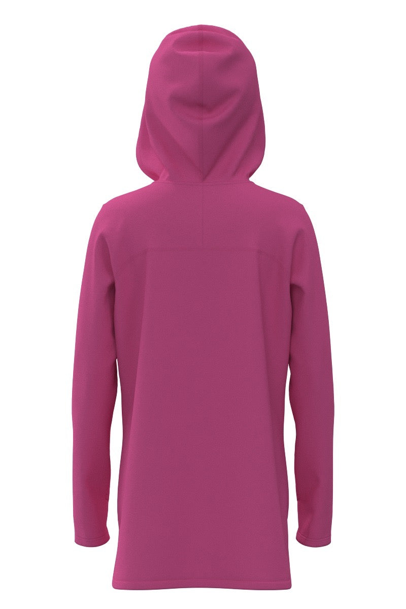 Kid's Seacoast Swim Cover-Up Dress | Tulip Pink Blooming Forest