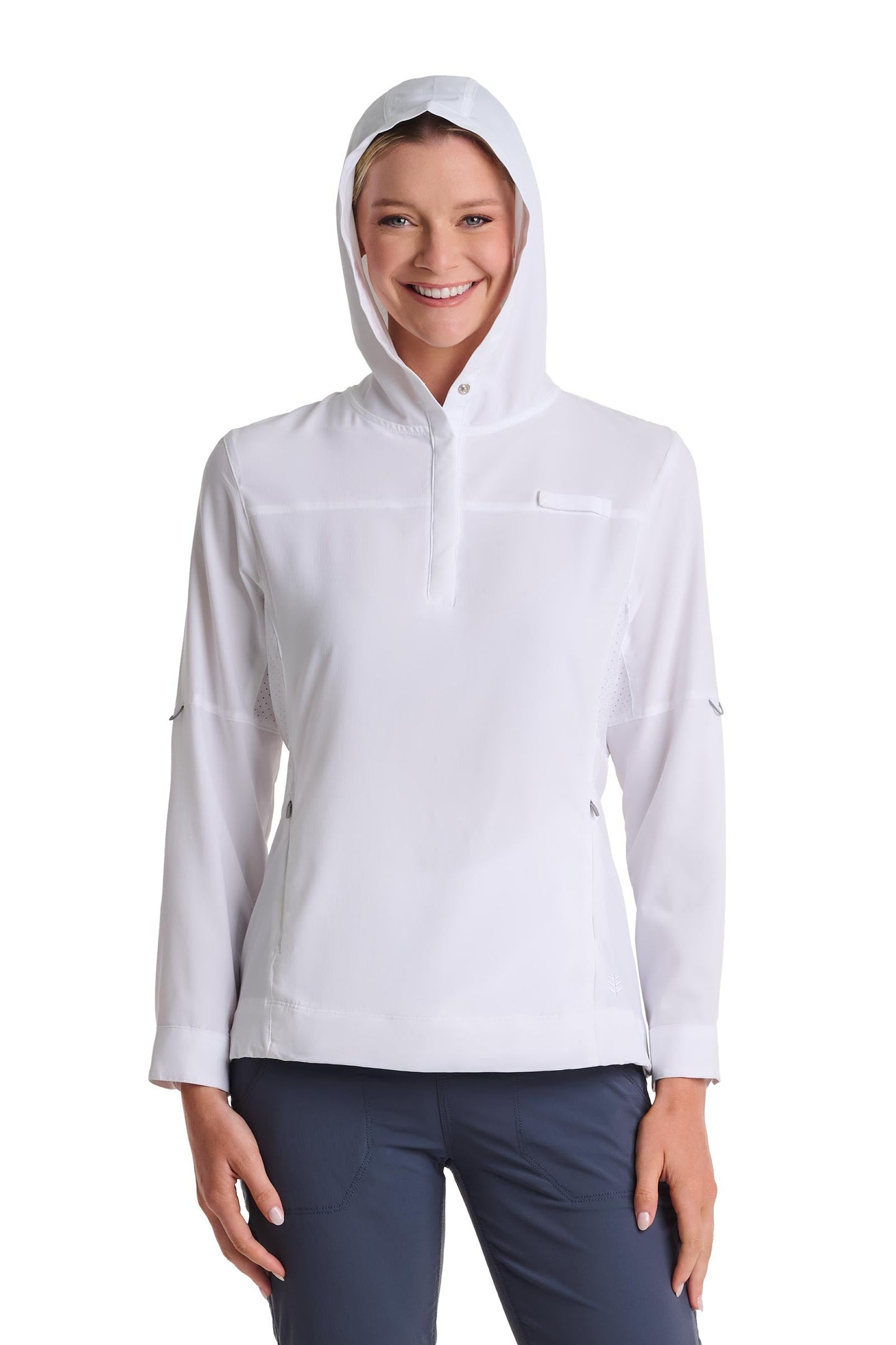 Women's Sea Spray Henley | White